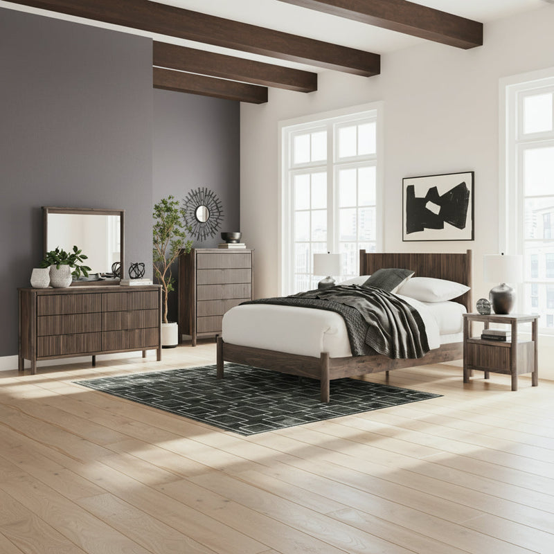 Pamytta Panel Bed, Dresser, Mirror, Chest & Nightstand, Bedroom Set
