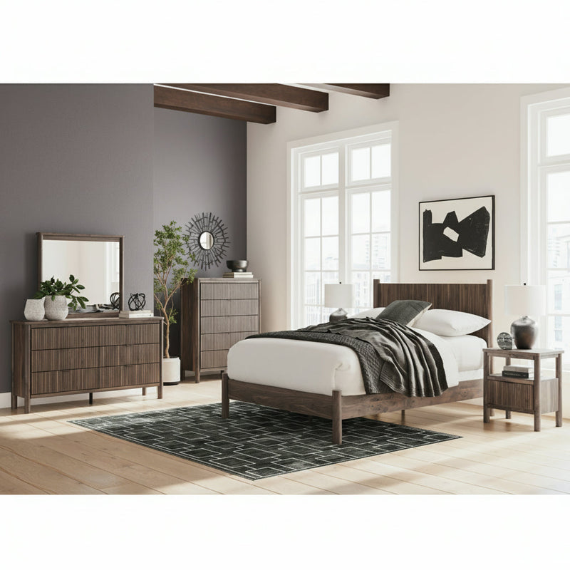 Pamytta Panel Bed, Dresser, Mirror, Chest & Nightstand, Bedroom Set