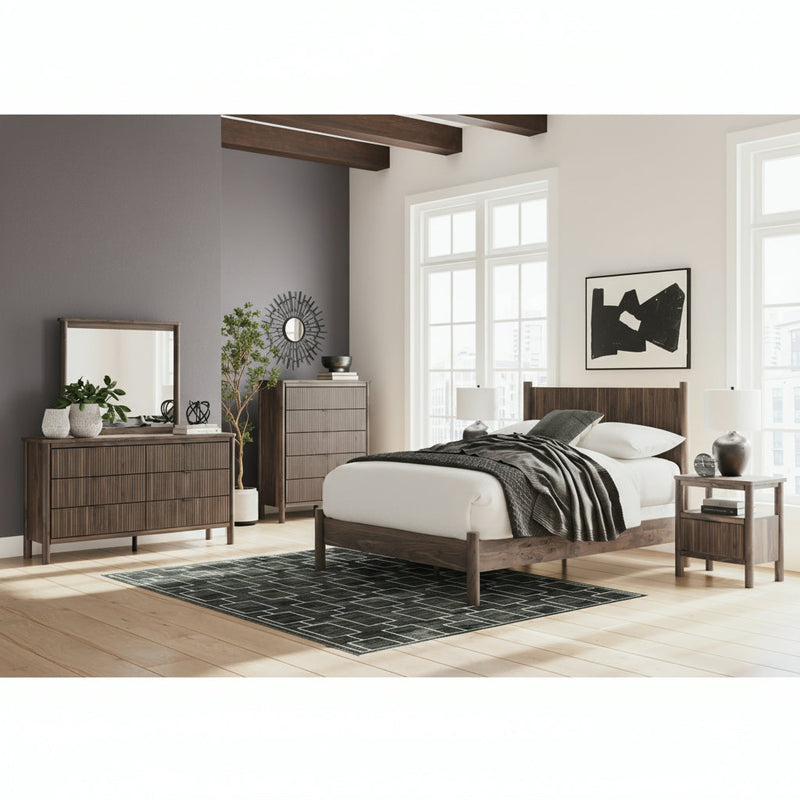 Pamytta Panel Bed, Dresser, Mirror, Chest & Nightstand, Bedroom Set