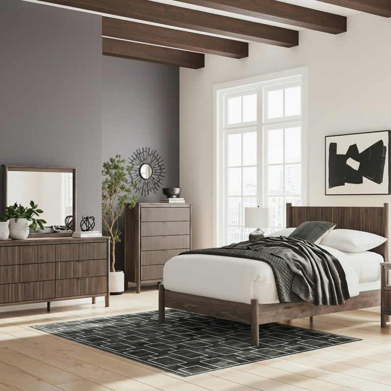 Pamytta Panel Bed, Dresser, Mirror, Chest & Nightstand, Bedroom Set