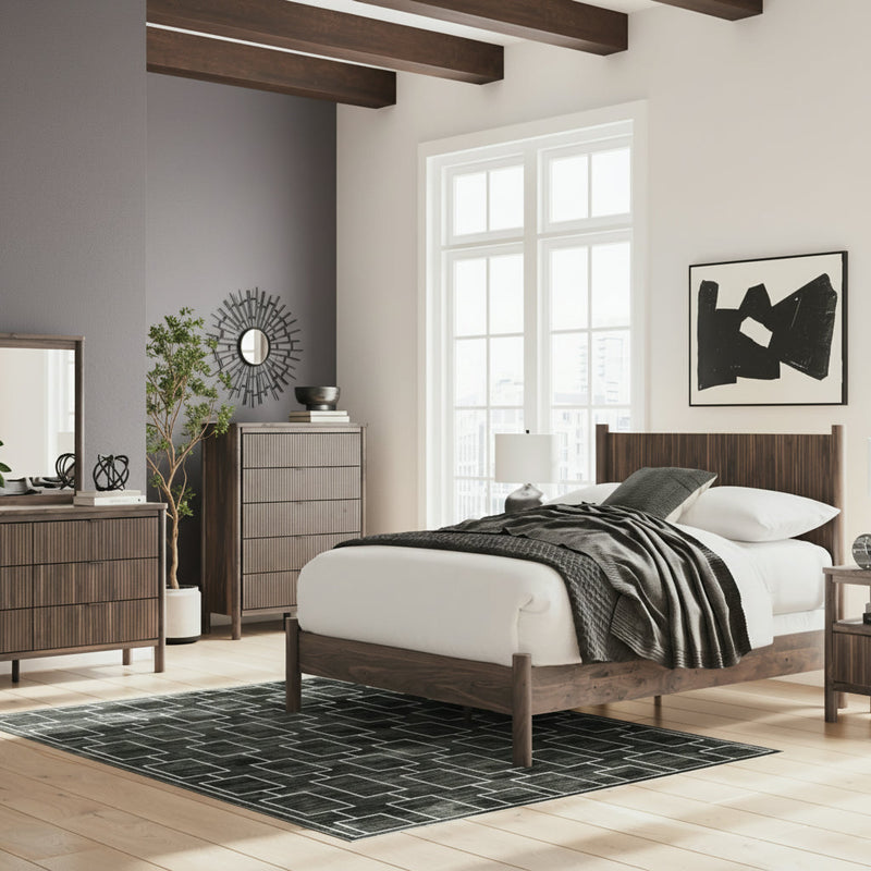 Pamytta Panel Bed, Dresser, Mirror, Chest & Nightstand, Bedroom Set