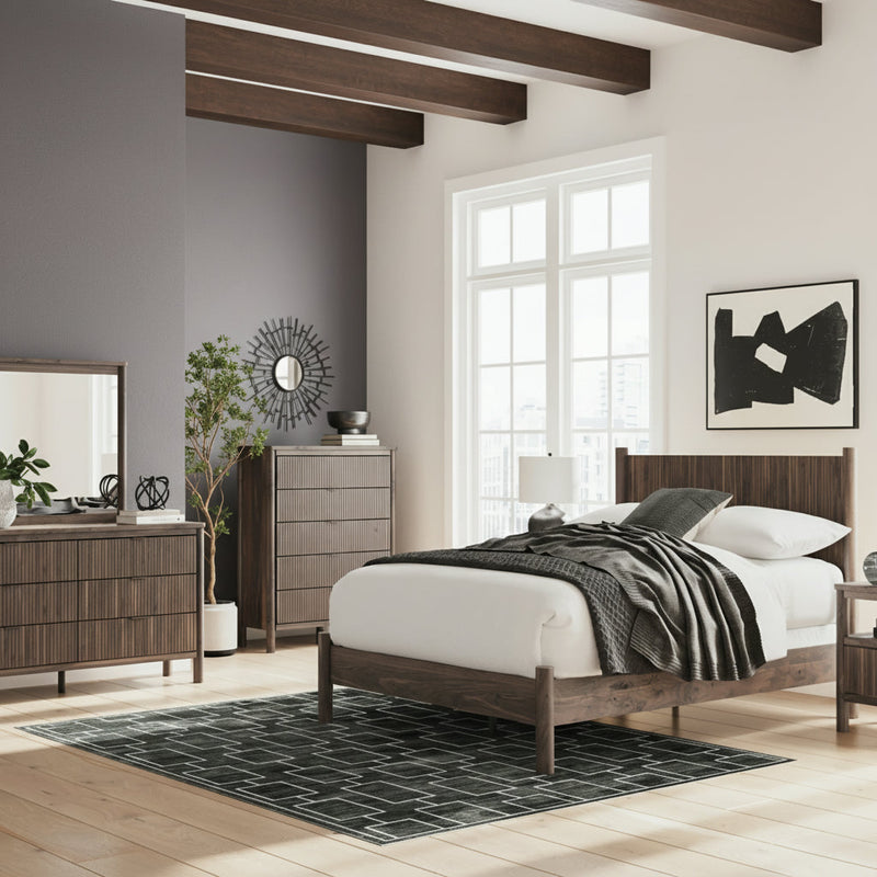 Pamytta Panel Bed, Dresser, Mirror, Chest & Nightstand, Bedroom Set