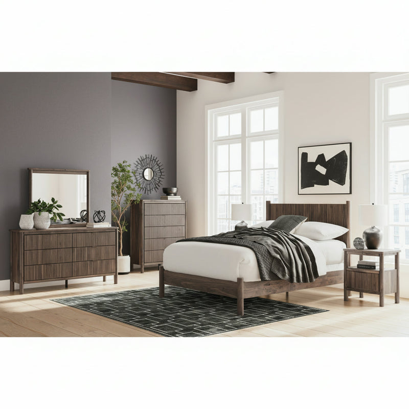 Pamytta Panel Bed, Dresser, Mirror, Chest & Nightstand, Bedroom Set