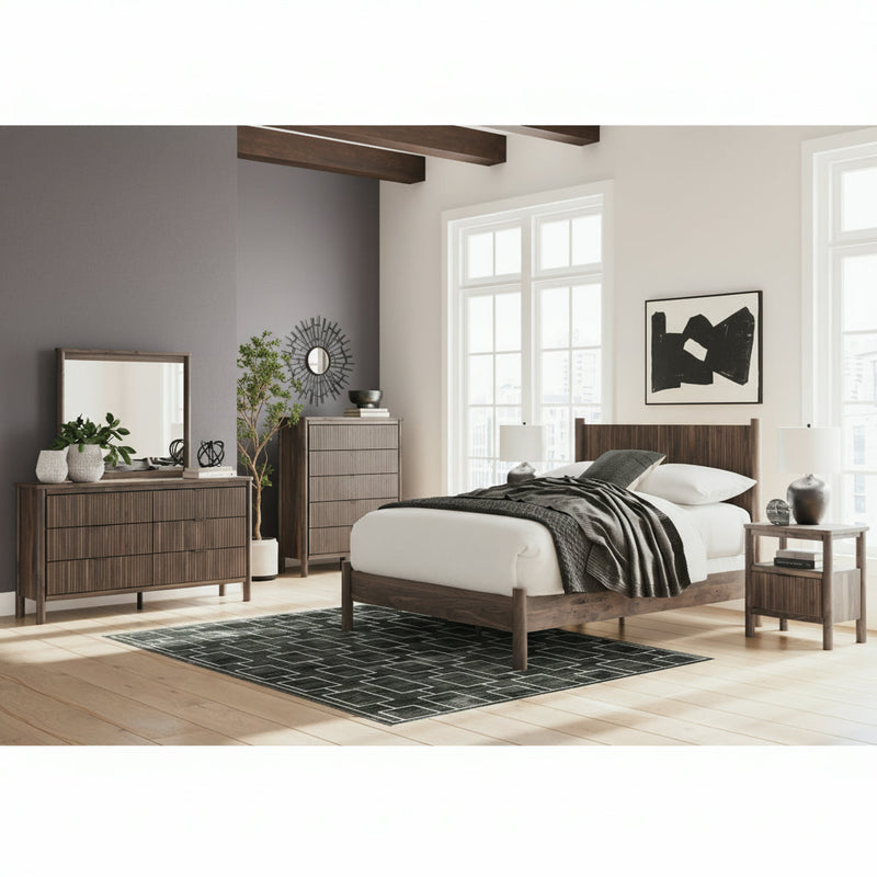 Pamytta Panel Bed, Dresser, Mirror, Chest & Nightstand, Bedroom Set