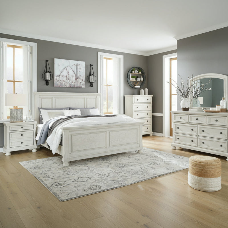 Robbinsdale Bed, Dresser, Mirror, Chest & Nightstand, Bedroom Set