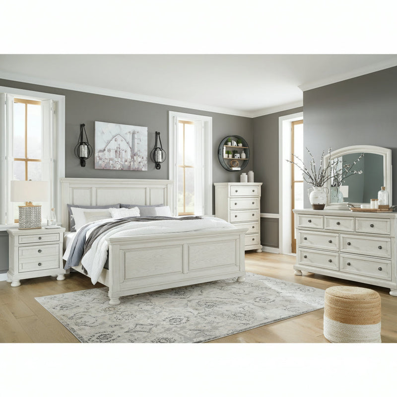 Robbinsdale Bed, Dresser, Mirror, Chest & Nightstand, Bedroom Set