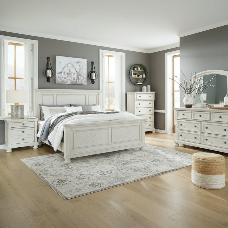 Robbinsdale Bed, Dresser, Mirror, Chest & Nightstand, Bedroom Set