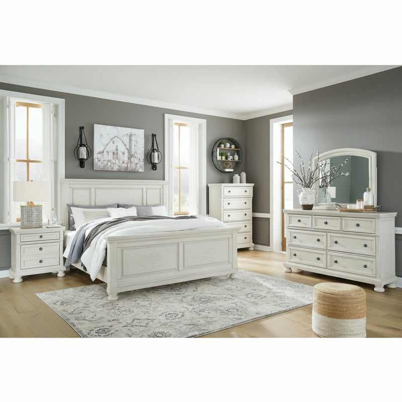 Robbinsdale Bed, Dresser, Mirror, Chest & Nightstand, Bedroom Set