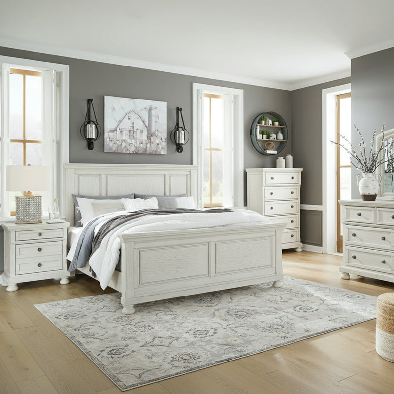 Robbinsdale Bed, Dresser, Mirror, Chest & Nightstand, Bedroom Set