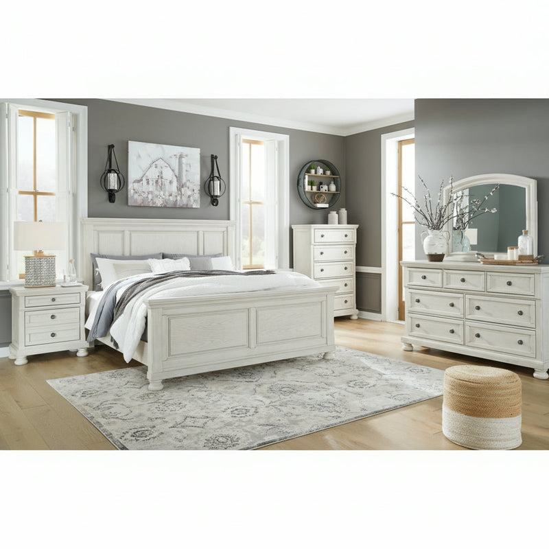 Robbinsdale Bed, Dresser, Mirror, Chest & Nightstand, Bedroom Set