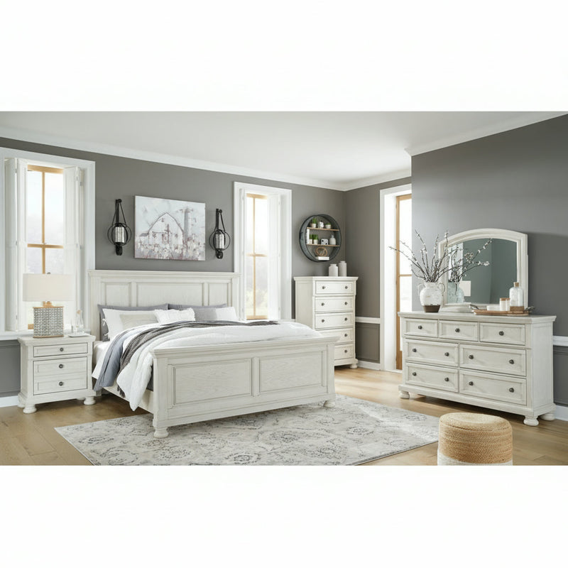Robbinsdale Bed, Dresser, Mirror, Chest & Nightstand, Bedroom Set