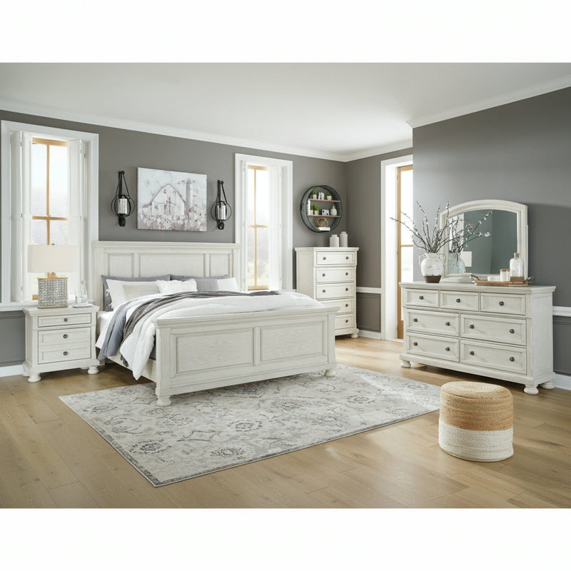 Robbinsdale Bed, Dresser, Mirror, Chest & Nightstand, Bedroom Set