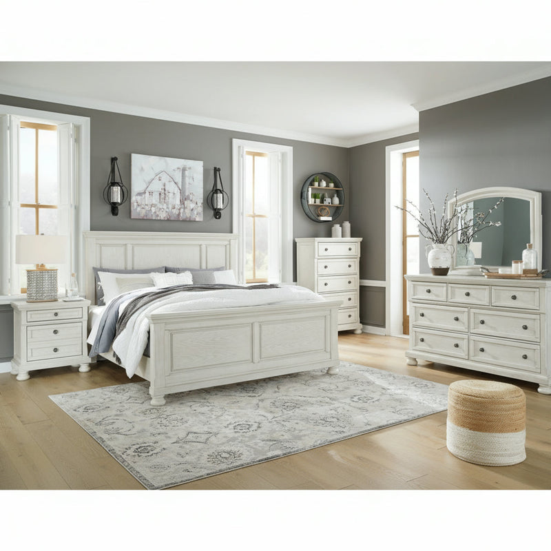 Robbinsdale Bed, Dresser, Mirror, Chest & Nightstand, Bedroom Set