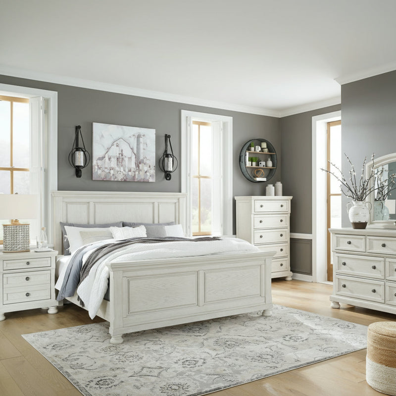 Robbinsdale Bed, Dresser, Mirror, Chest & Nightstand, Bedroom Set