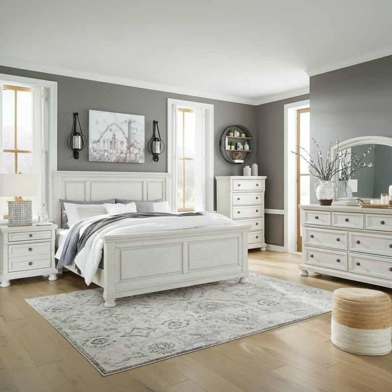 Robbinsdale Bed, Dresser, Mirror, Chest & Nightstand, Bedroom Set