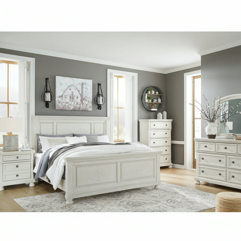 Robbinsdale Bed, Dresser, Mirror, Chest & Nightstand, Bedroom Set