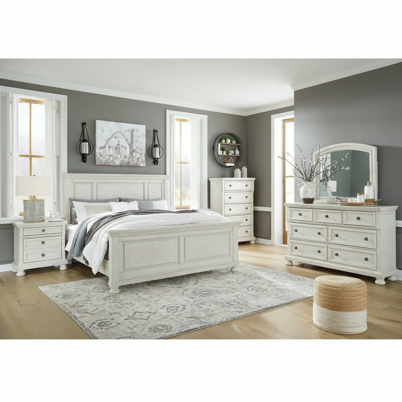 Robbinsdale Bed, Dresser, Mirror, Chest & Nightstand, Bedroom Set