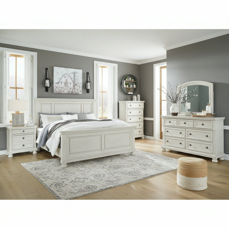 Robbinsdale Bed, Dresser, Mirror, Chest & Nightstand, Bedroom Set