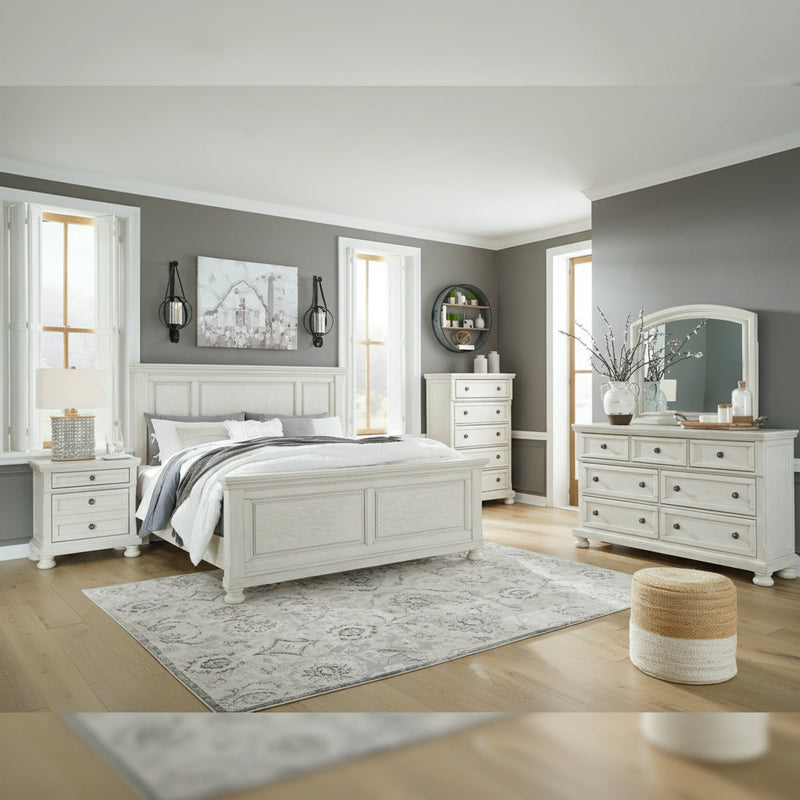 Robbinsdale Bed, Dresser, Mirror, Chest & Nightstand, Bedroom Set