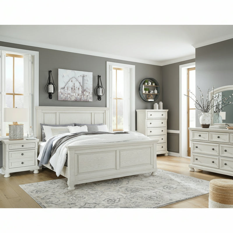 Robbinsdale Bed, Dresser, Mirror, Chest & Nightstand, Bedroom Set