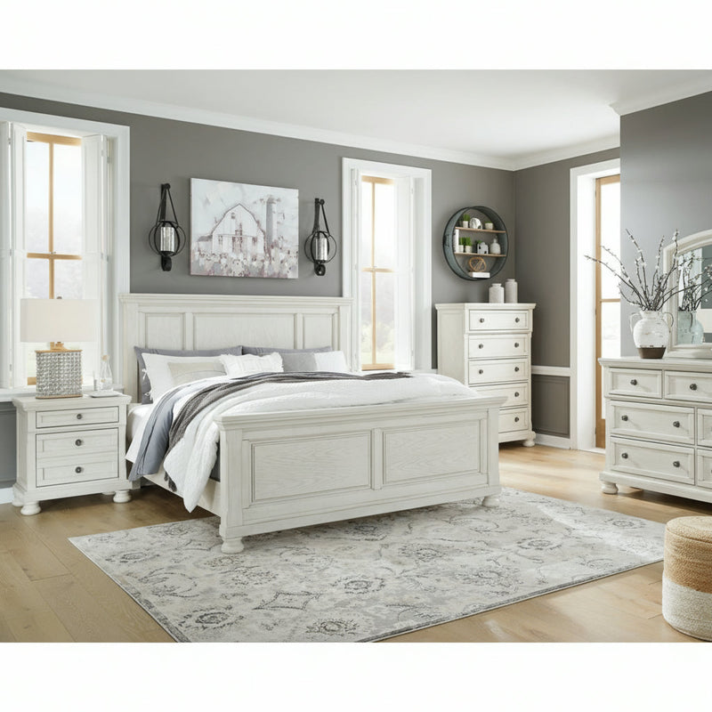 Robbinsdale Bed, Dresser, Mirror, Chest & Nightstand, Bedroom Set