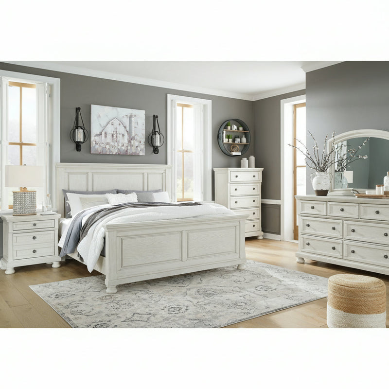 Robbinsdale Bed, Dresser, Mirror, Chest & Nightstand, Bedroom Set