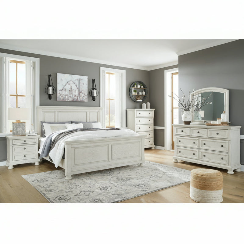 Robbinsdale Bed, Dresser, Mirror, Chest & Nightstand, Bedroom Set