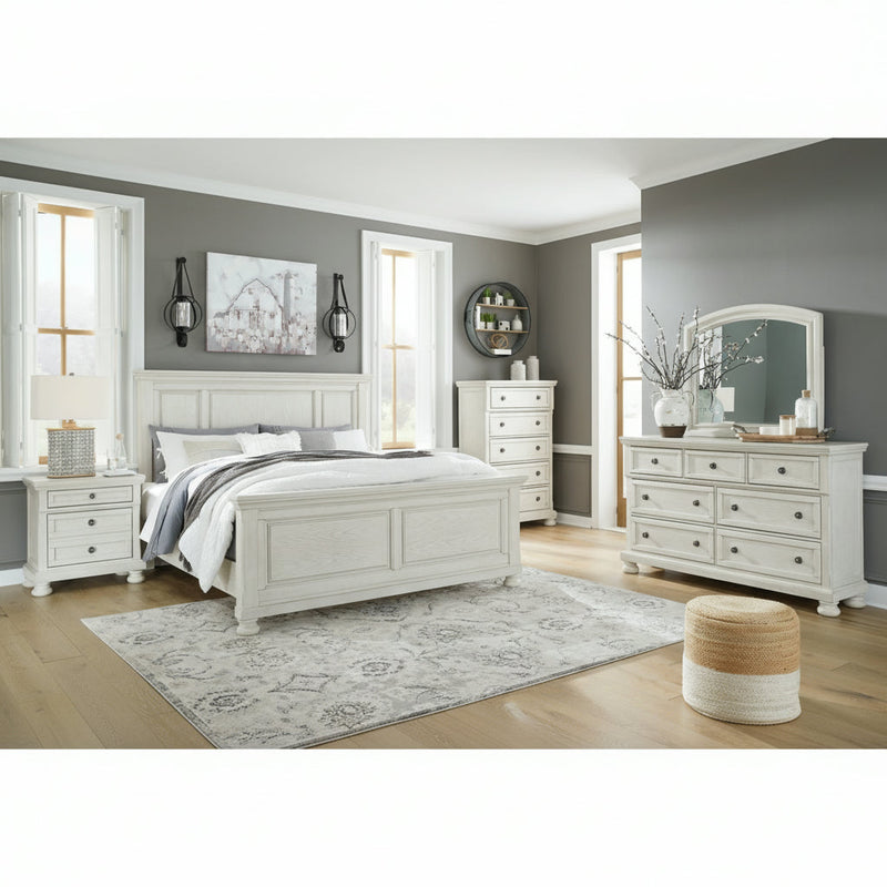 Robbinsdale Bed, Dresser, Mirror, Chest & Nightstand, Bedroom Set