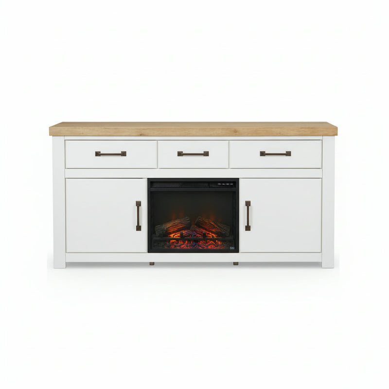 Savonport XL TV Stand w/Fireplace Option