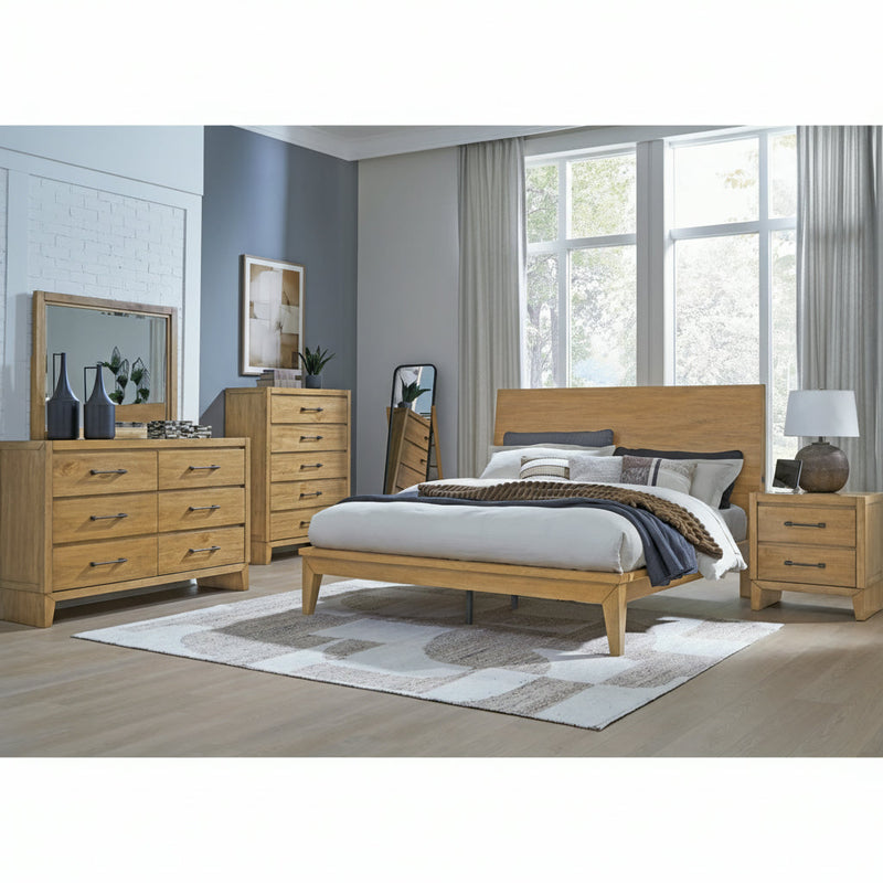 Sherbana Panel Bed, Dresser, Mirror, Chest & Nightstand, Bedroom Set