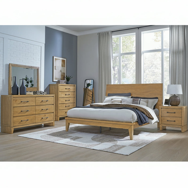 Sherbana Panel Bed, Dresser, Mirror, Chest & Nightstand, Bedroom Set