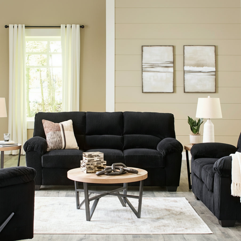 SimpleJoy Super Chaise Living Room Set
