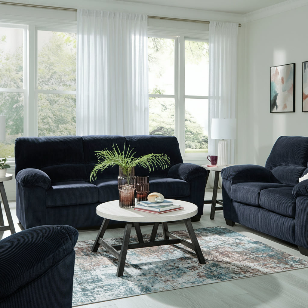 SimpleJoy Super Chaise Living Room Set