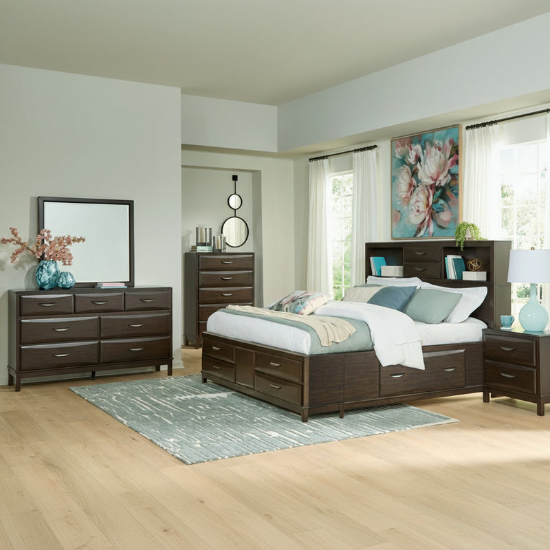 Vanmore Storage Bed, Dresser, Mirror, Chest & Nightstand, Bedroom Set