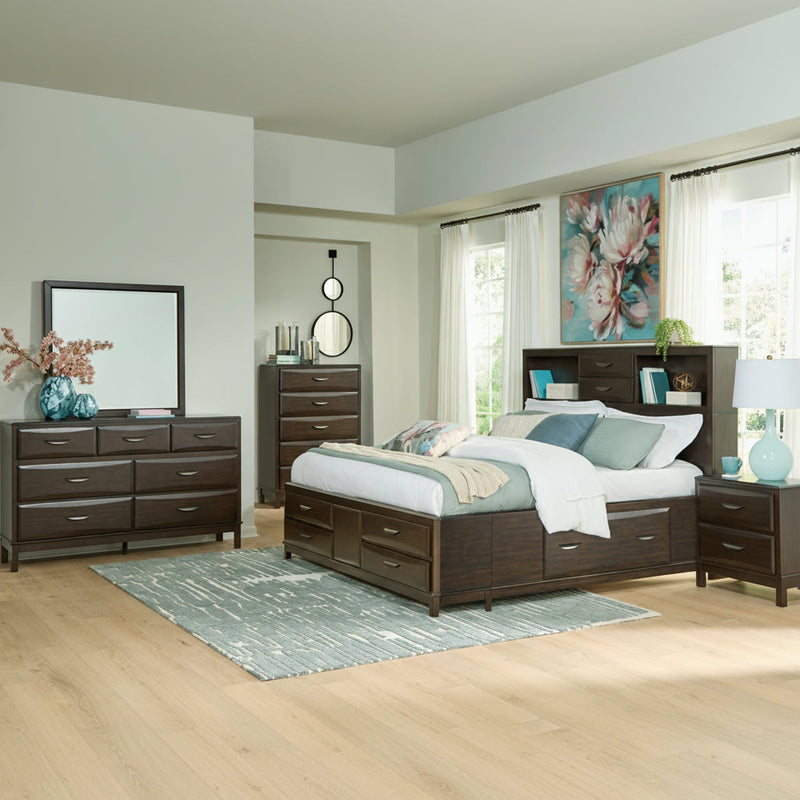 Vanmore Storage Bed, Dresser, Mirror, Chest & Nightstand, Bedroom Set