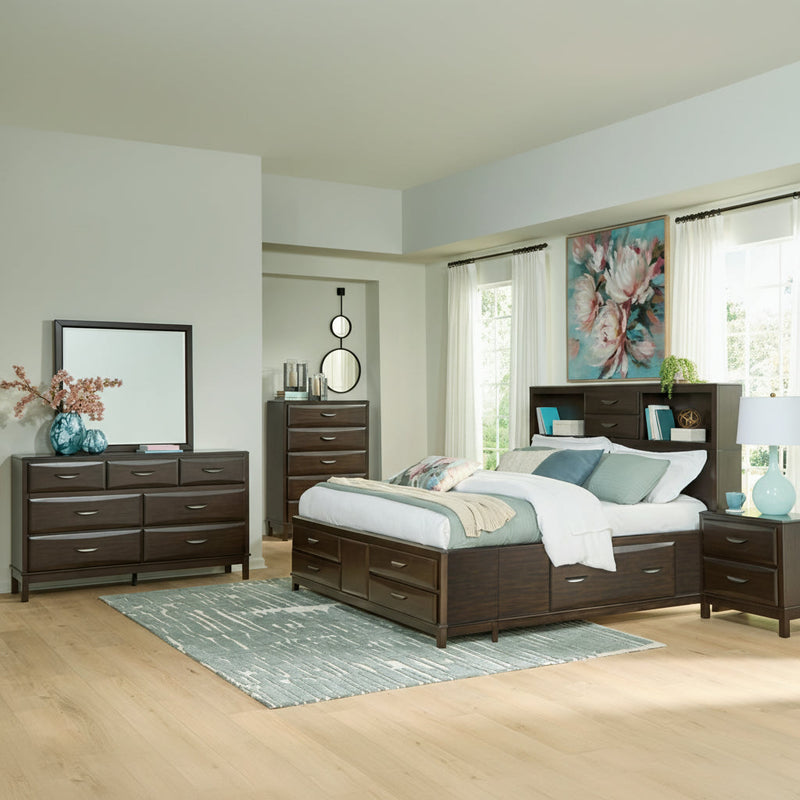 Vanmore Storage Bed, Dresser, Mirror, Chest & Nightstand, Bedroom Set