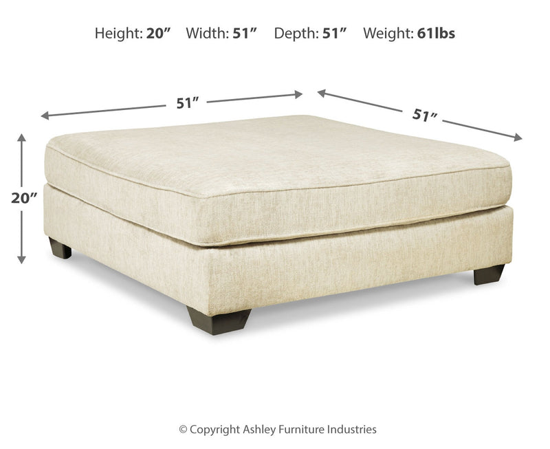 Rawcliffe Oversized Accent Ottoman