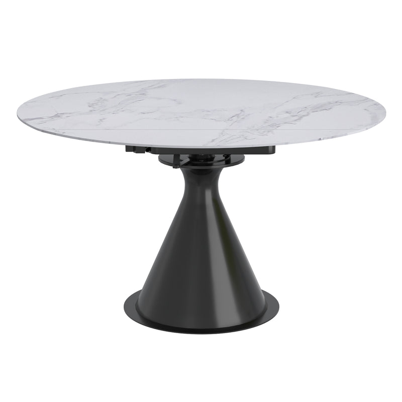 Round Dining Table W/extension, 51"