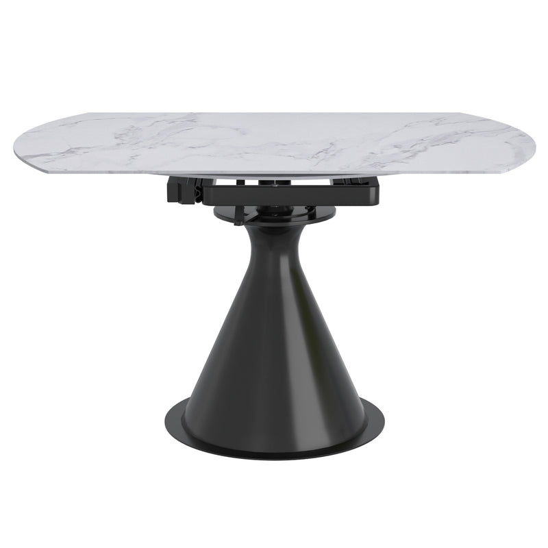 Round Dining Table W/extension, 51"
