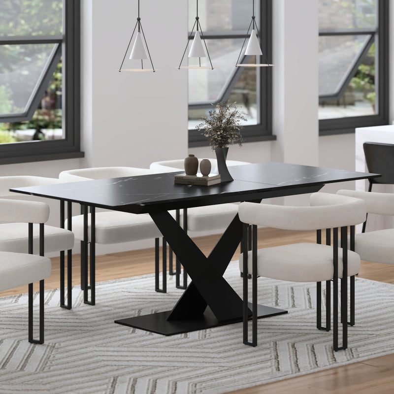 Julius Dining Table W/extension, 63"-79"
