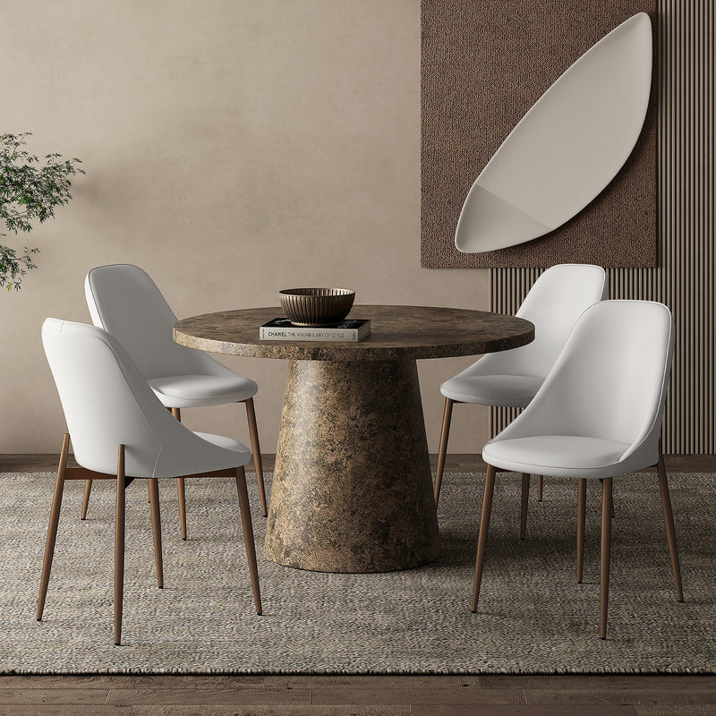 Round Pedestal Dining Table, 48"
