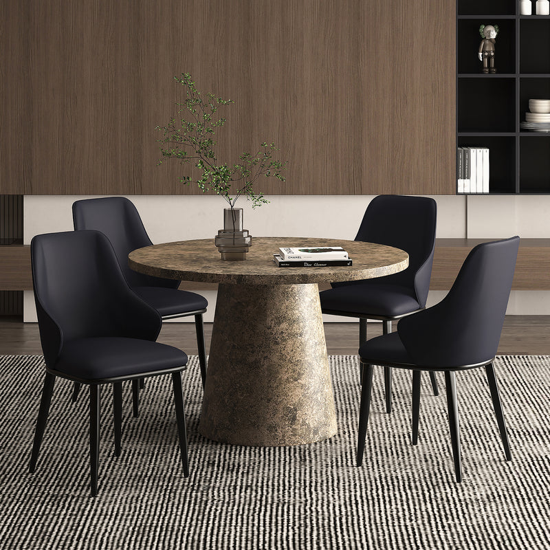 Round Pedestal Dining Table, 48"