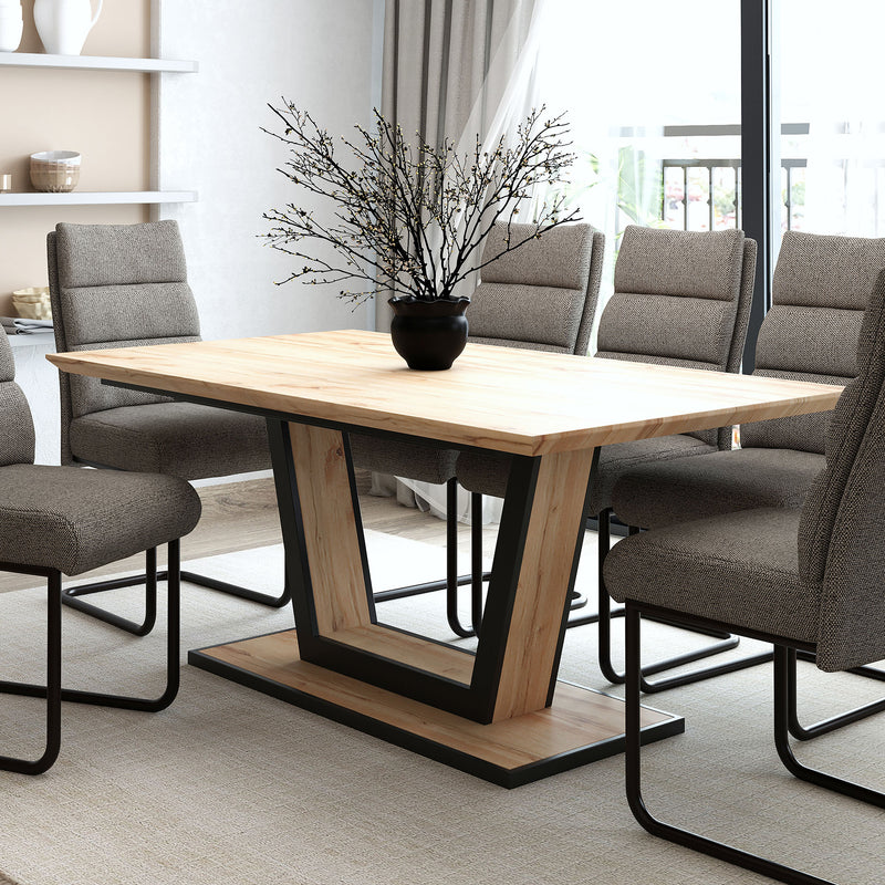 Dining Table W/extension, 63"-87"