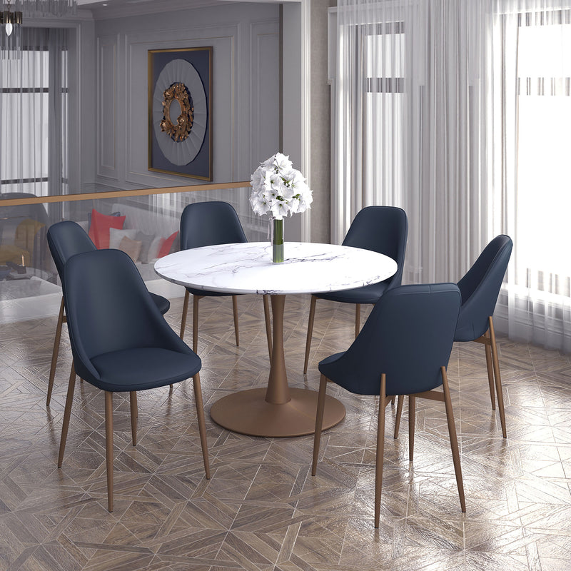 Round Pedestal Dining Table, 48"
