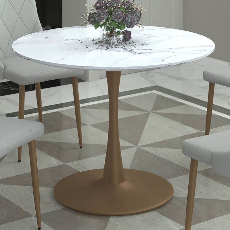 Round Pedestal Dining Table, 40"