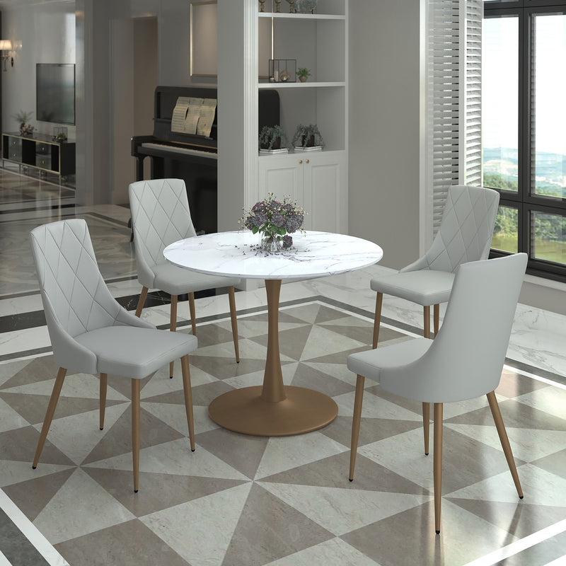 Round Pedestal Dining Table, 40"