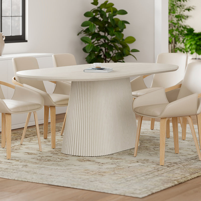Oval Dining Table, 79"