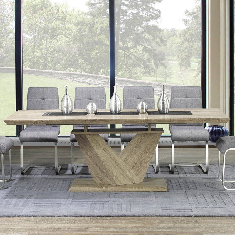 Dining Table W/extension, 63"-87"