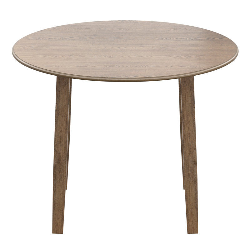 Round Drop-leaf Dining Table, 42"