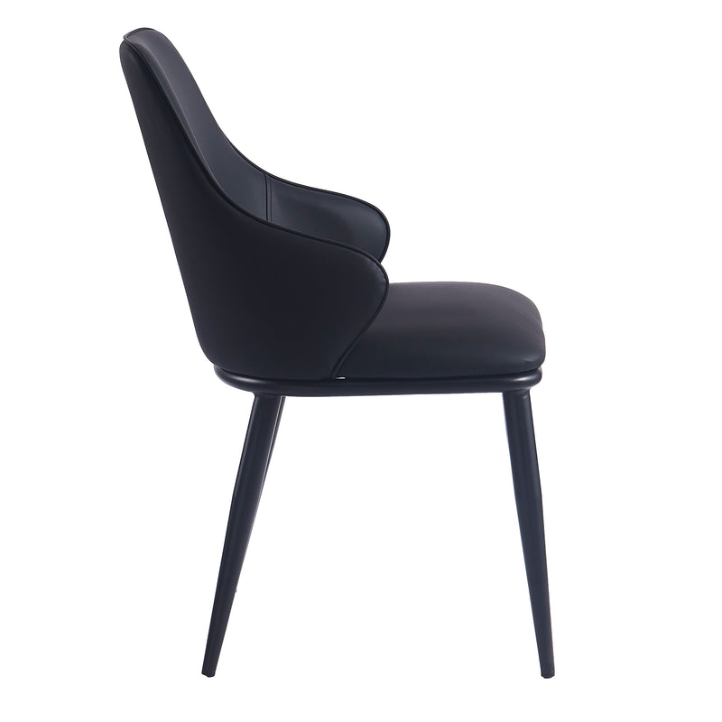 Kash Dining Chair, Faux Leather, Set Of 2